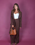 Tailleur Office Brown