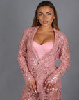 Tailleur macrame Pink