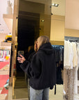 Felpa street style nera