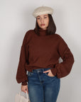 Pull liberty mezzo collo Brown