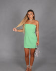 Mini dress basic salvia