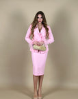 Gonna the queen a tubino pink