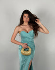 Dress Sofia verde tiffany
