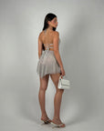Dress Coachella argento