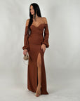 Dress Dea Brown