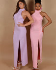 Dress Jumeirah scollo america lilla