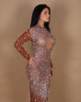 Abito luxury diamond eclipse nude