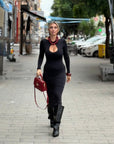 Dress goccia nero