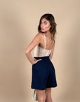 Bermuda The Queen blu navy