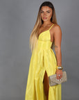 Carol dress giallo