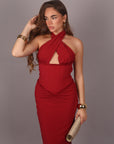Dress Meredith bordeaux