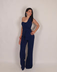 Jumpsuit Candy blu navy
