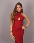 Dress Meredith bordeaux