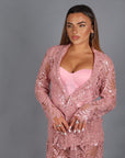 Tailleur macrame Pink