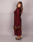 Dress alissa bordeaux