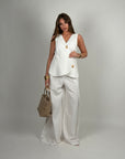 Pantalone Astrid bianco
