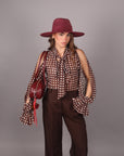 Camicia pois Brown