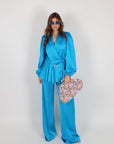 Kimono pants ocean (pantaloni)