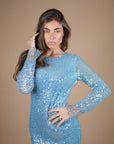 Net dress Sky