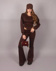 Coordset comfy chic brown