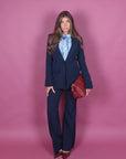 Giacca monopetto blu navy
