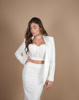 Basic skirt off white