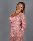 Tailleur macrame Pink
