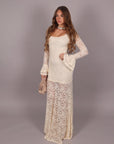 Dress in pizzo panna