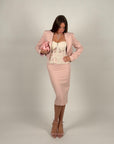 Giacca Crop Rosy Pink