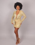 Mini dress Gold
