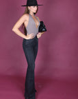 Jeans a Zampa nero