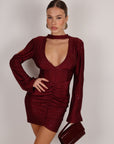 Dress Hilary bordeaux