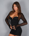 Mini dress Olly nero