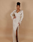 Dress the queen beige