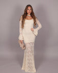 Dress in pizzo panna