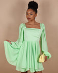 Mini dress Dubai verde Pastello