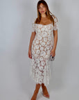Dress chic White