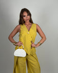 Pantalone Astrid giallo