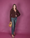 Jeans sigaretta sabbiato