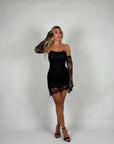 Mini dress black