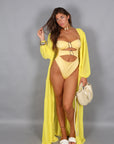 Intero cut out giallo