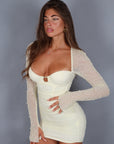 Mini dress Olly giallo