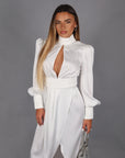 New athens dress off white