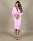 Gonna the queen a tubino pink