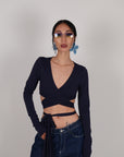 Incrociatina blu navy