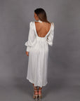 New athens dress off white