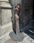Abito luxury diamond nero