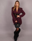 Dress blazer meredith bordeaux