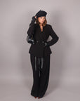 Pantalone palazzo nero