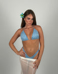 Bikini pizzo azzurro